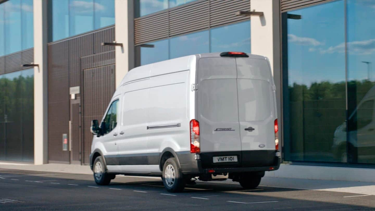 Ford Transit Van rear view