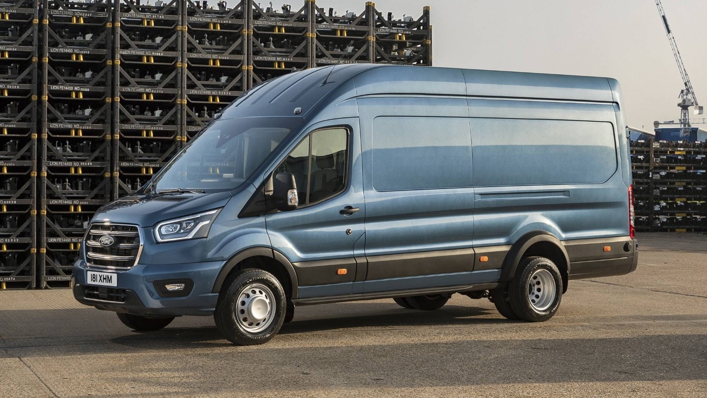 Ford Transit Van 5 tonne parked side view